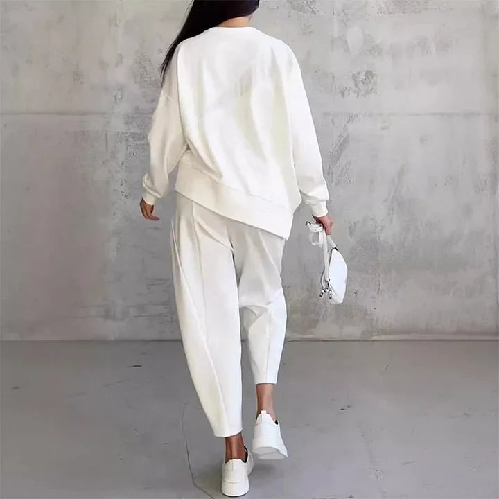 Tashia – Set Casual Compus Din Hanorac cu Mâneci Lungi și Pantaloni de Jogging