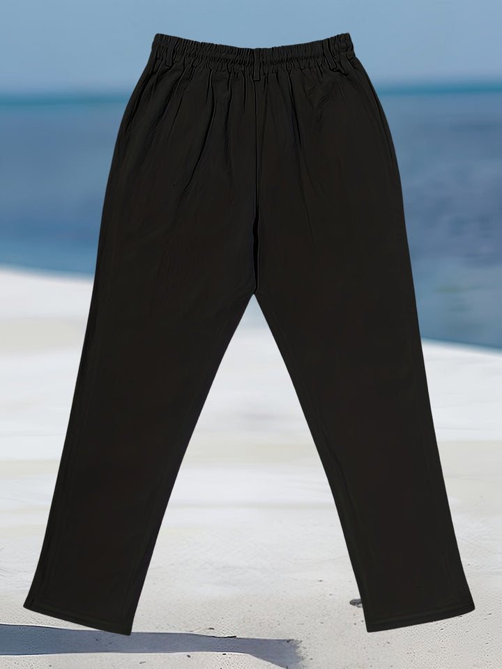 Aznar - Pantaloni Dezinvolt Din In Elastice