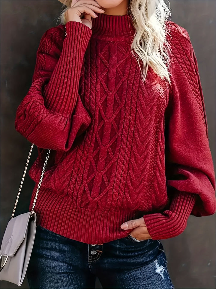 Tinsley - Pulover Casual Cu Mâneci Lungi Din Tricot