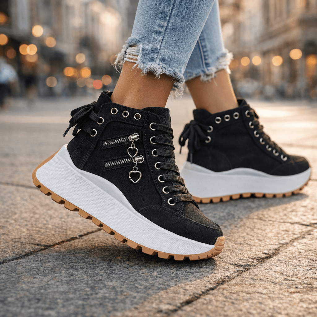 Kamala – Adidași Cu șireturi și Talpă Groasă
