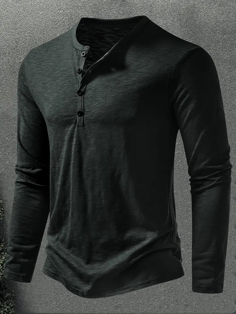 Zekeriya - Cămașă cu Mânecă Lungă și Nasturi