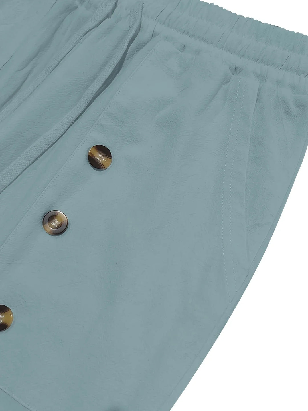 Beslan - Pantaloni Eleganți Cu Croi Drept Si Nasturi Aurii