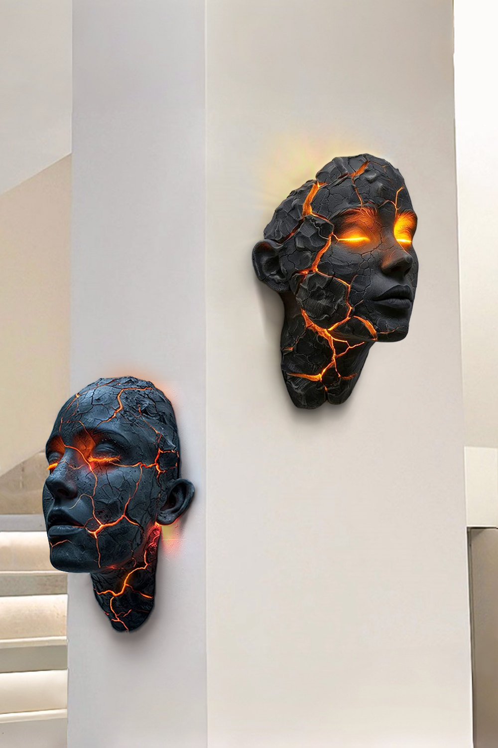 CrackGlow -  Lampă de perete Sufletul Crăpat
