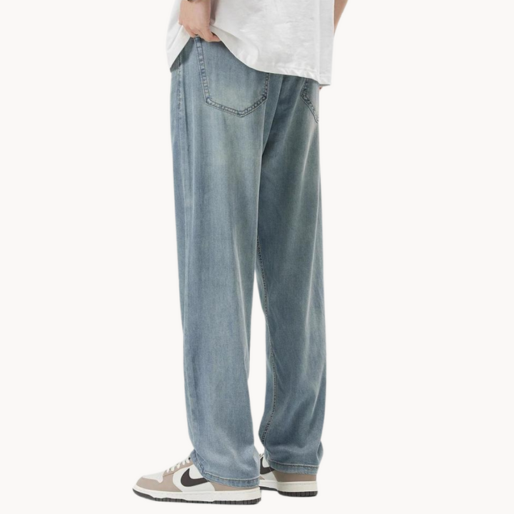 Teofilo - Pantaloni Eleganți Picior Larg