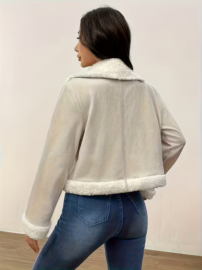 Zilia - Jachetă Cu Mâneci Lungi Și Căptușeală Din Fleece