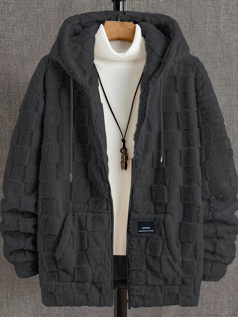 Karun – Jachetă Cu Glugă Din Fleece, Cu Fermoar