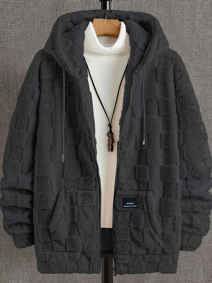 Karun – Jachetă Cu Glugă Din Fleece, Cu Fermoar