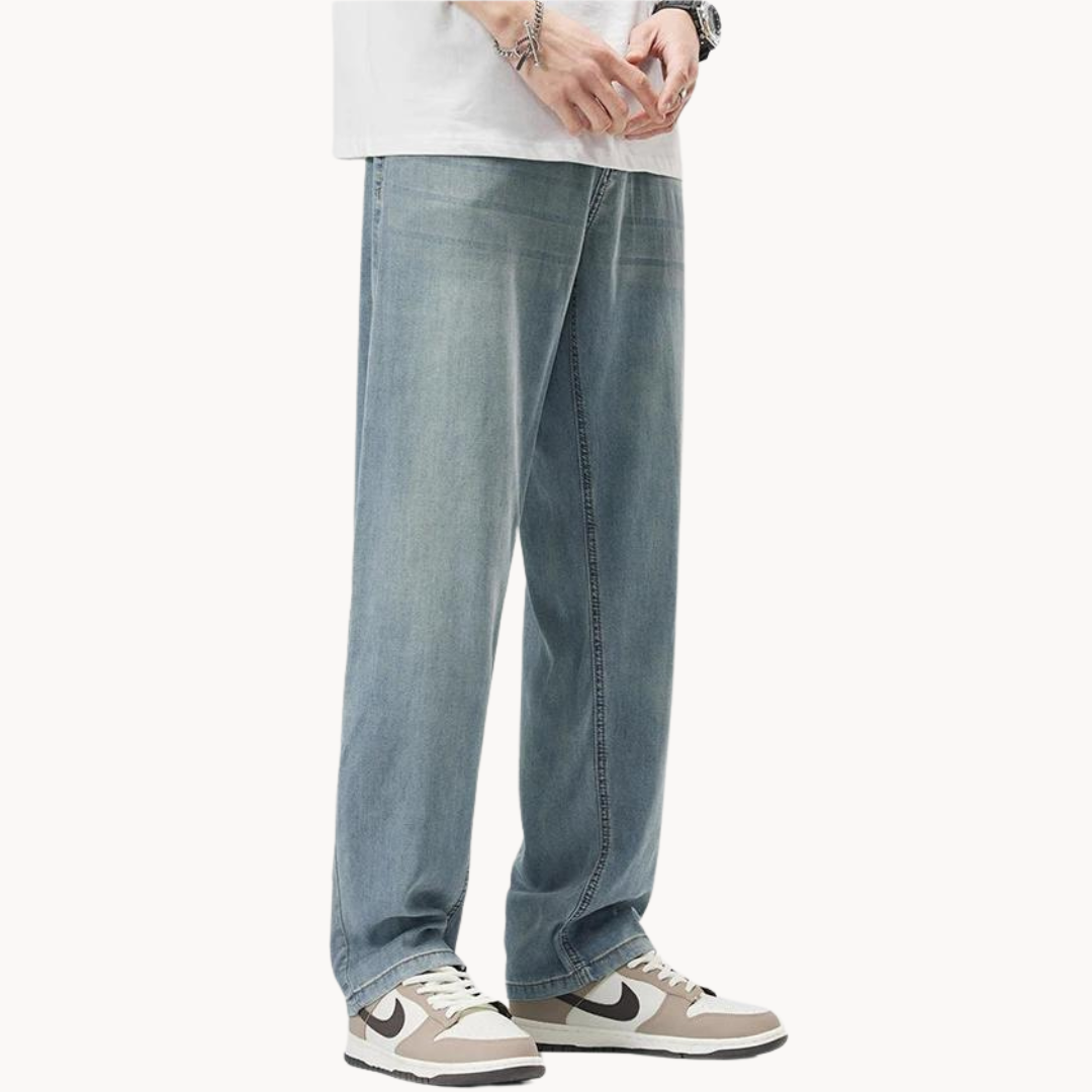 Teofilo - Pantaloni Eleganți Picior Larg
