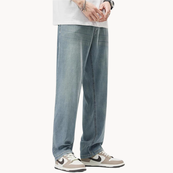 Teofilo - Pantaloni Eleganți Picior Larg