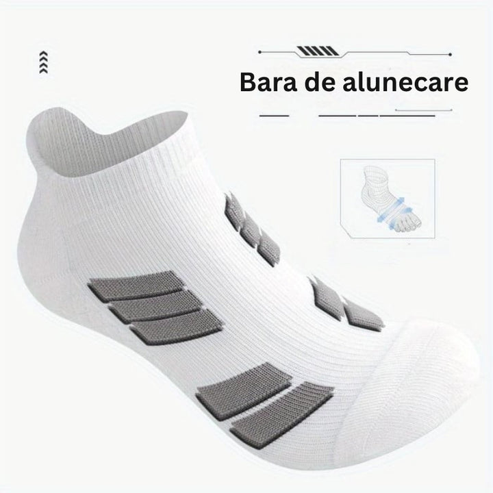 SwiftStep - Șosete Sportive Cu Dungi Antiderapante și Respirabile