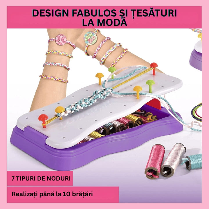 CharmCraft - Set Pentru împletit Manual Frânghii