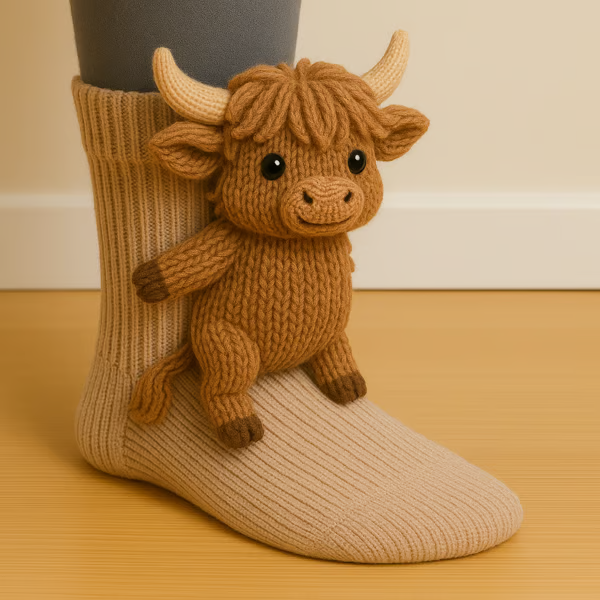 CuteStep - Șosete Tricotate Cu Animale