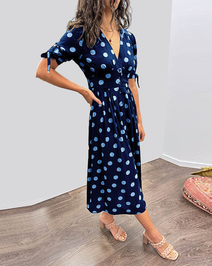 Janis - Rochie Elegantă Cu Decolteu In V