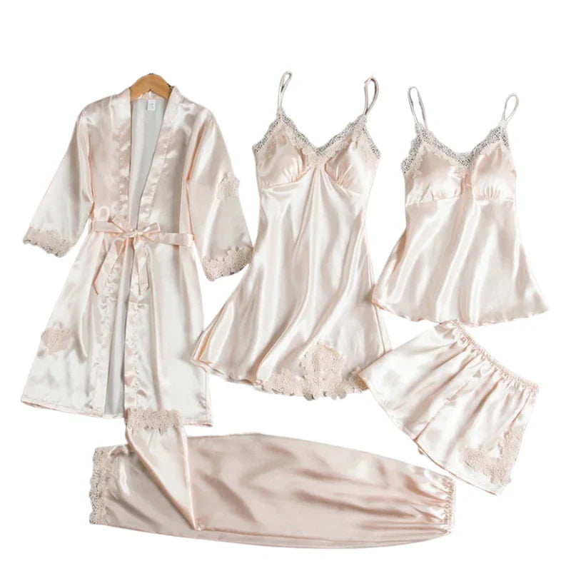 Audrey - Set din 5 Piese din Satin