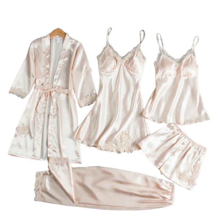 Audrey - Set din 5 Piese din Satin