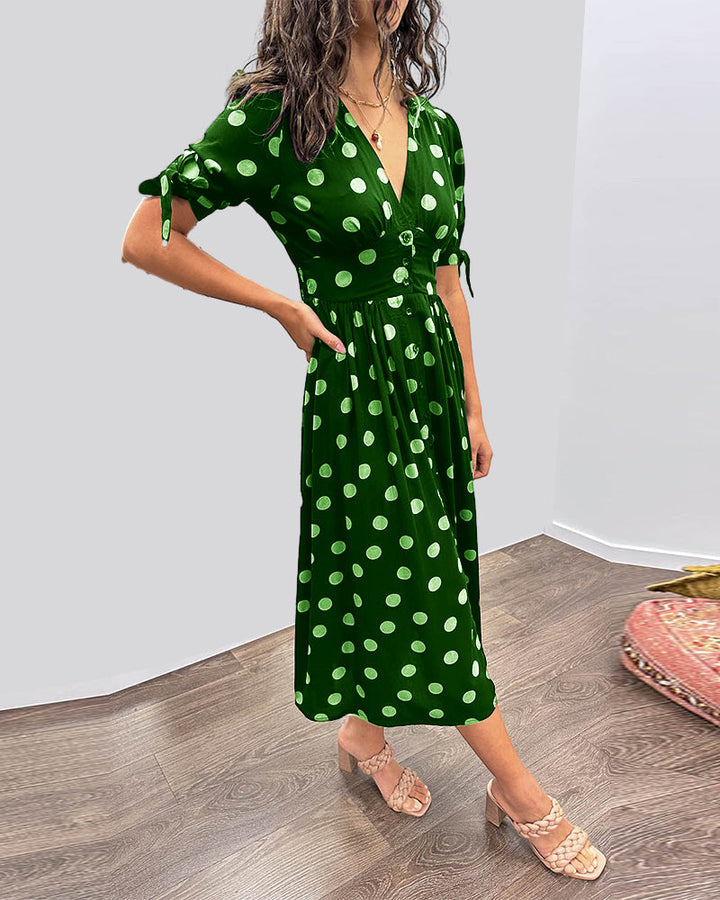 Janis - Rochie Elegantă Cu Decolteu In V