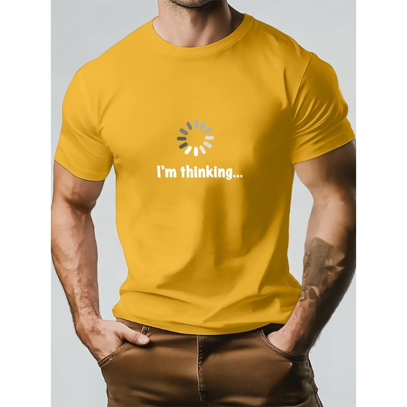 Think – Tricou Din Bumbac și Imprimeu
