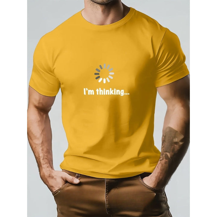 Think – Tricou Din Bumbac și Imprimeu
