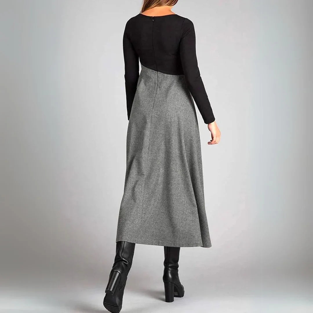 Anabel - Rochie Elegantă Cu Mânecă Lungă