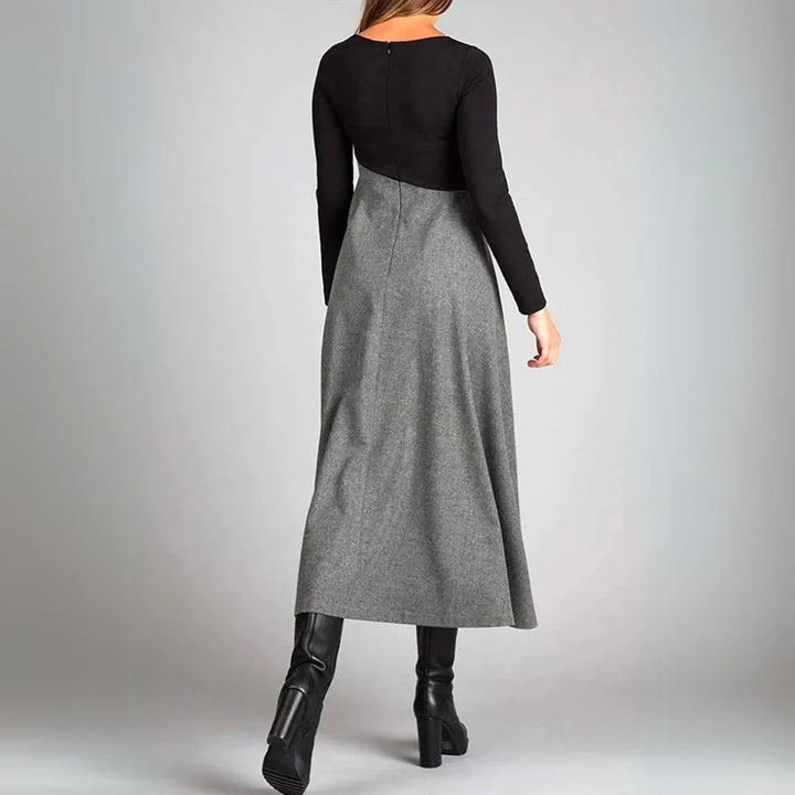 Anabel - Rochie Elegantă Cu Mânecă Lungă