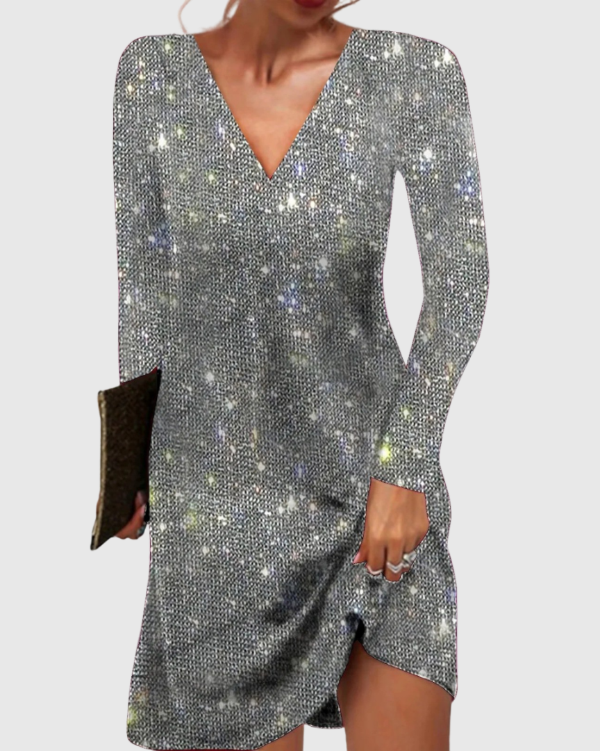 Blazena - Rochie Mini Cu Paiete