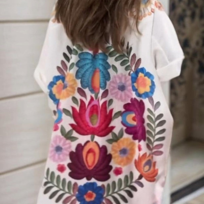 Rossella - Cămașă Elegantă Cu Imprimeu Floral
