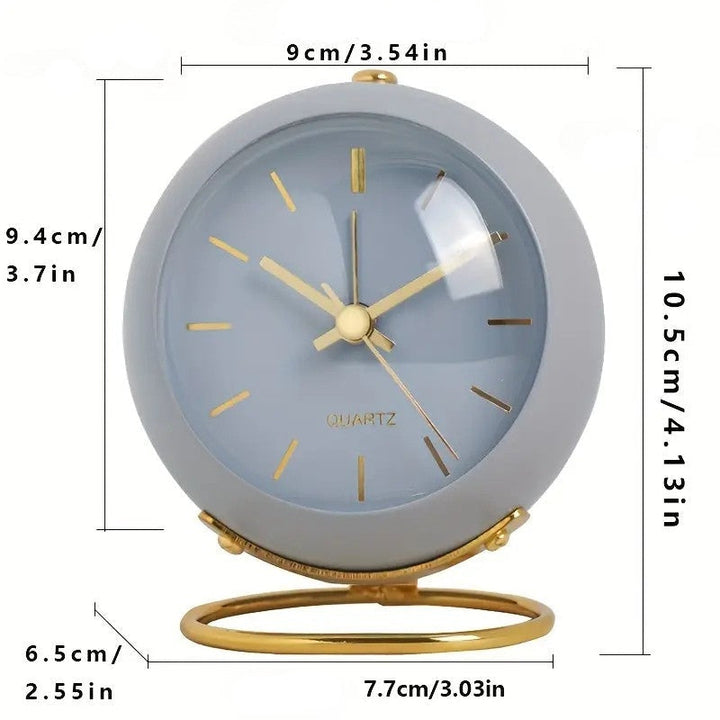 NordAura - Ceas De Birou Slențios Inspirat Din Stilul Nordic Pentru Decorul Casei
