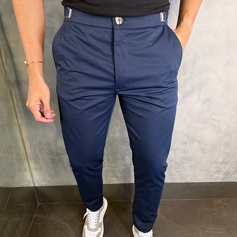 Matan - Pantaloni Clasici Slim Fit Elastici