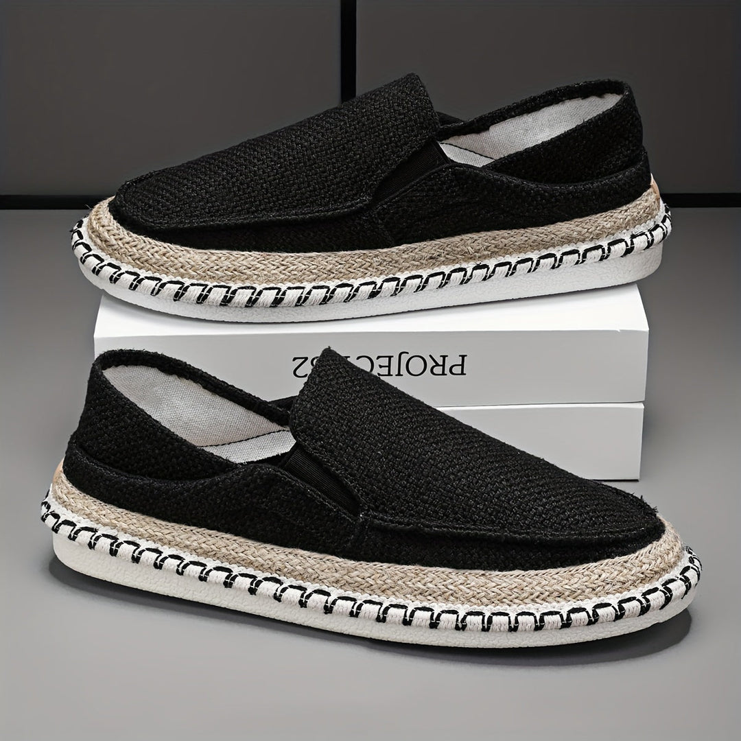 Tyson - De Coastă Țesut Slip Pe Pantofi