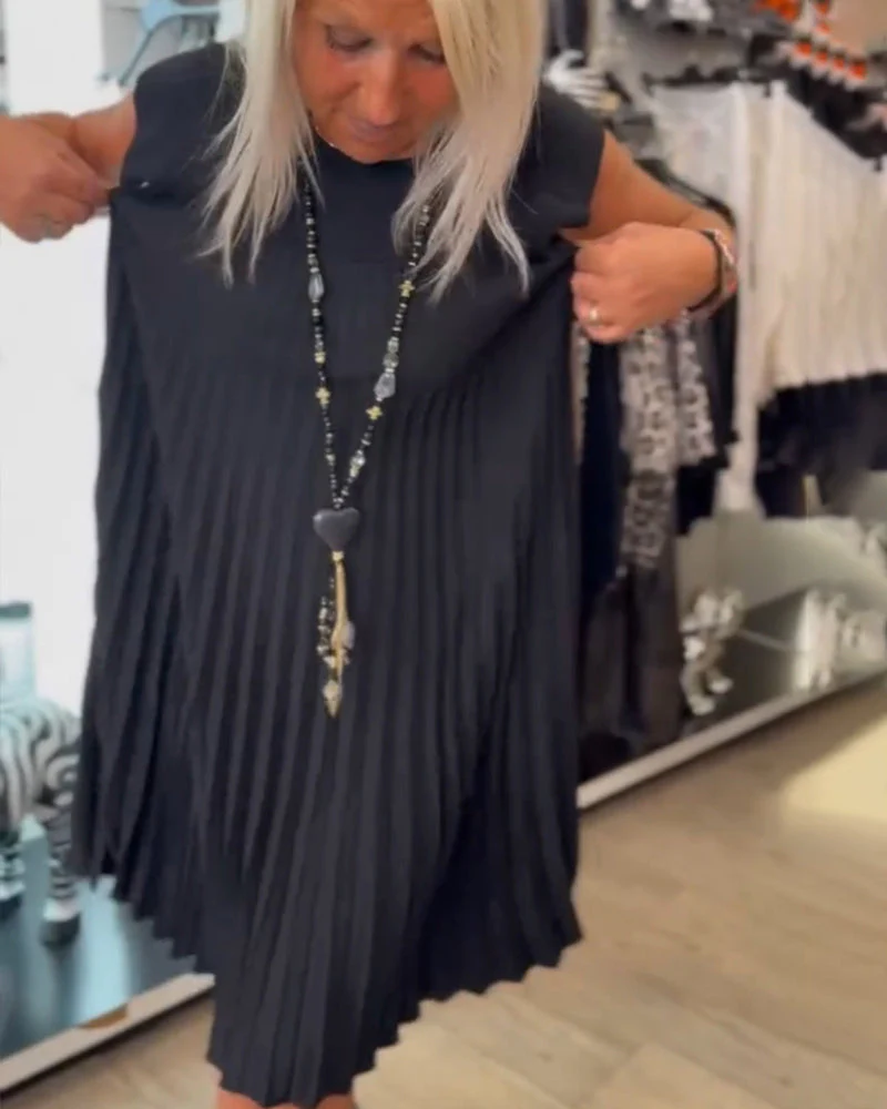 Shihua - Rochie Plisată La Modă
