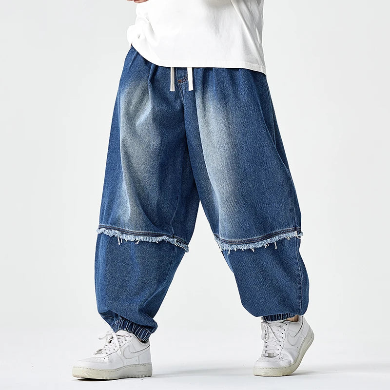 Brennan – Pantaloni De Jogging Din Denim Cu Croi Larg și Stilat