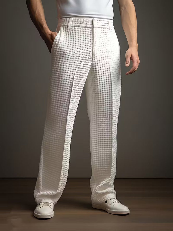 Tommen - Pantaloni Ușori Structurați Cu Buzunar Lateral