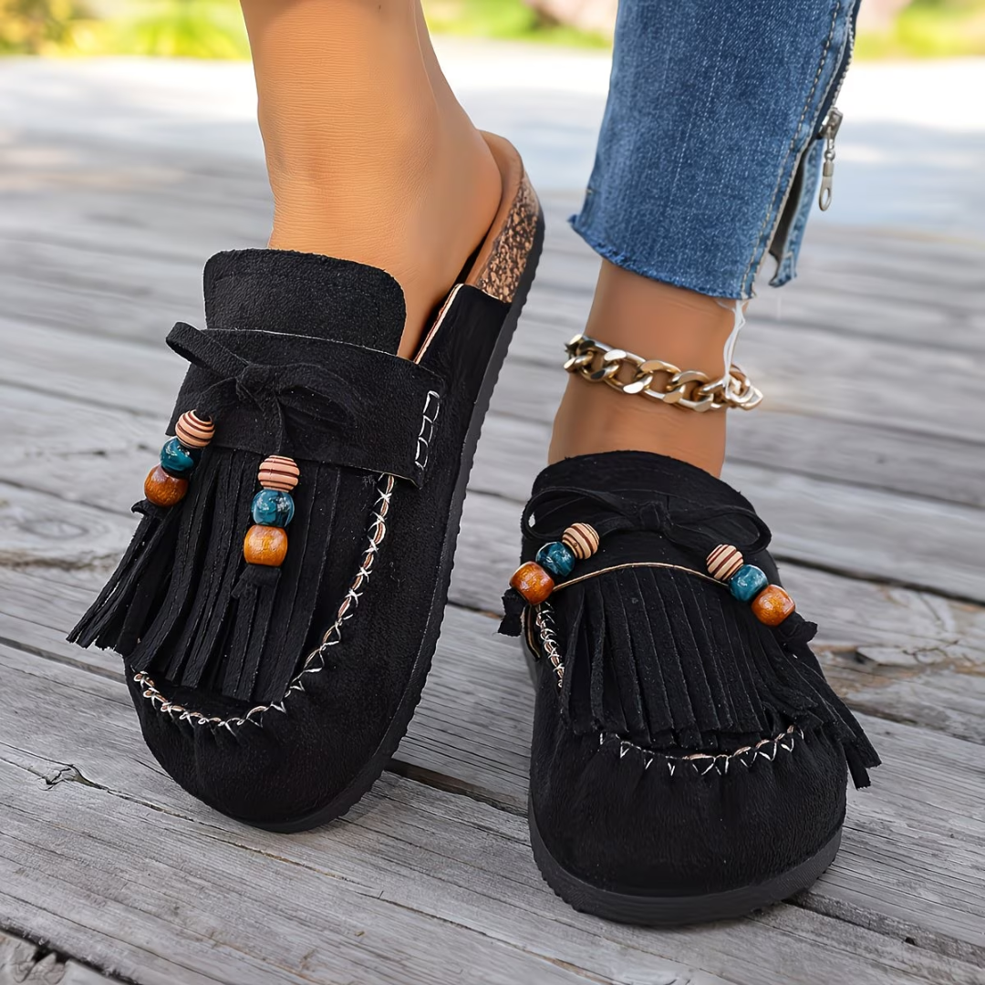 Mehra – Mocasii Din Piele de Căprioară în Stil Boem