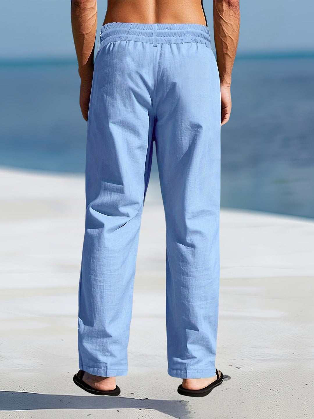 Aznar - Pantaloni Dezinvolt Din In Elastice