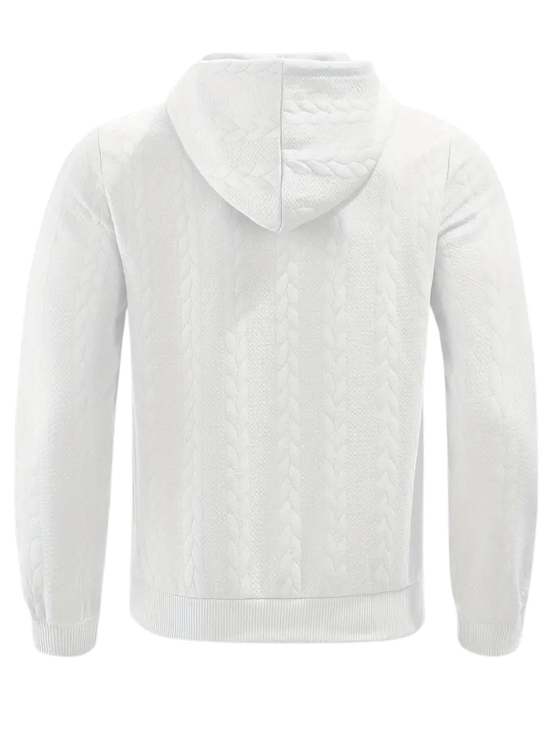 Philipp - Hanorac Casual Cu Glugă și Fermoar Cu Mâneci Lungi