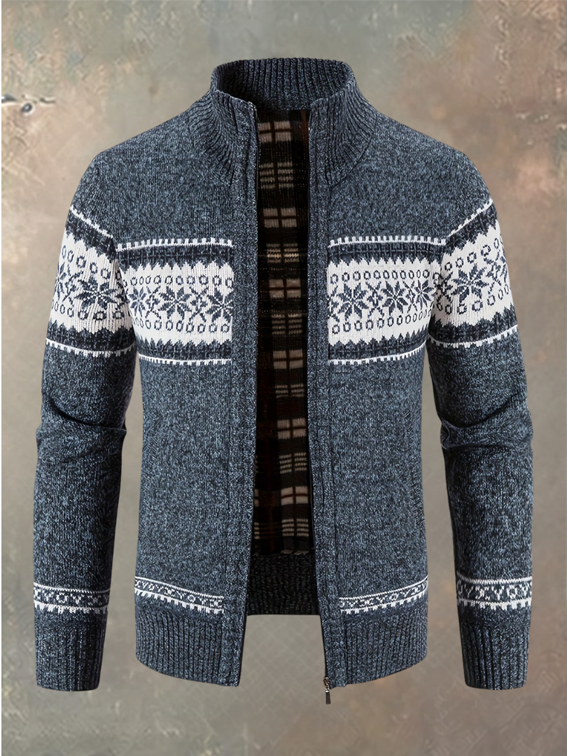 Gerran – Cardigan Confortabil Din Tricot, Cu Fermoar