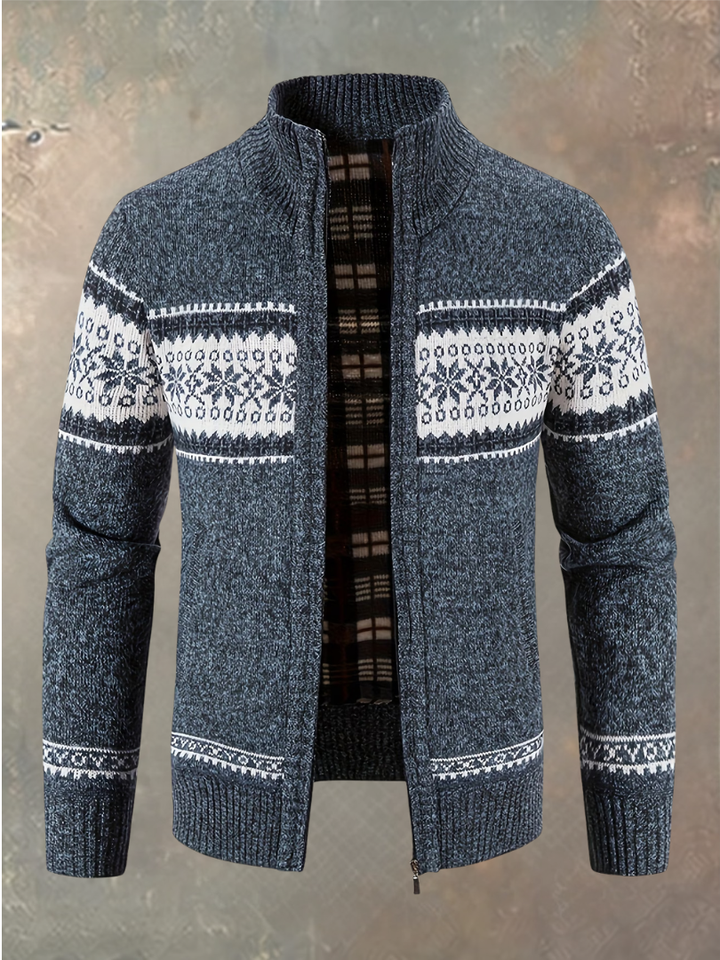 Gerran – Cardigan Confortabil Din Tricot, Cu Fermoar