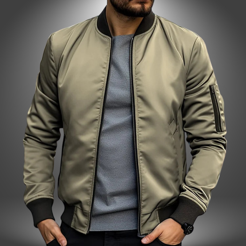 Jeffri - Jachetă Bomber Elegantă