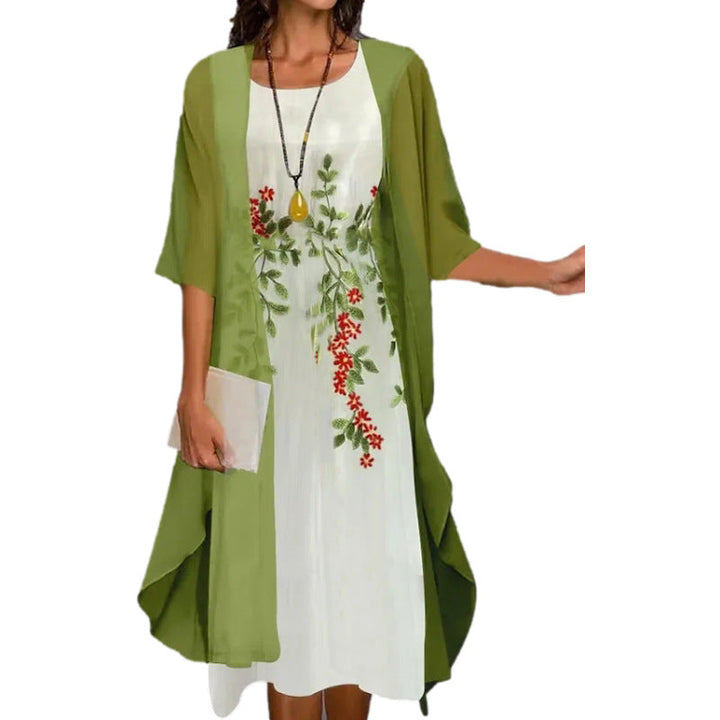 Venolia - Rochie Din Două Piese Cu Imprimeu Floral