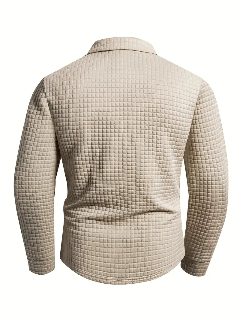 Hughes - Cămașă Casual Din Tricot Gros Cu Nasturi