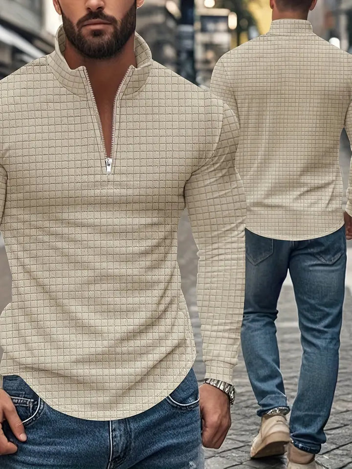 Jarryd - Hanorac Cu Mâneci Lungi Si Fermoar Pe Jumătate