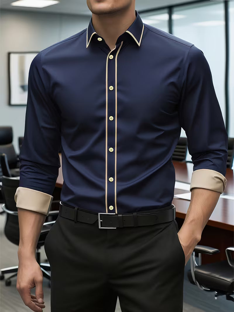 Daven - Cămașă Afaceri Casual Slim Fit