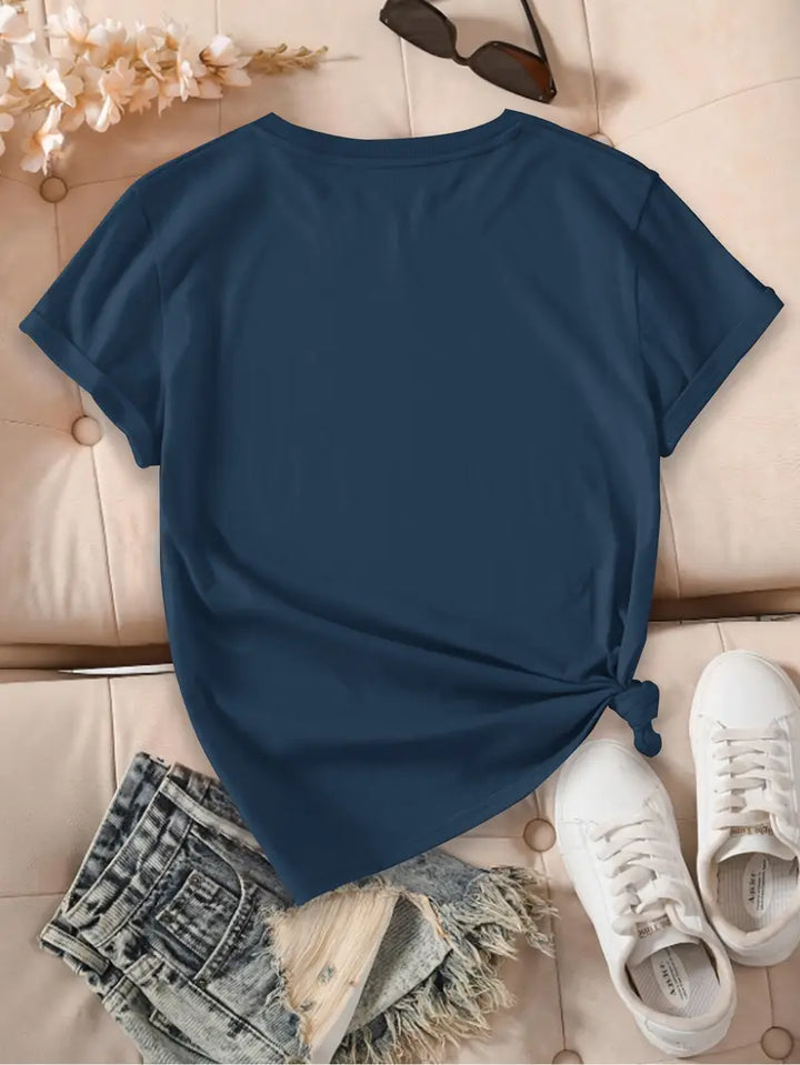 Aimilia - Tricou Cu Mâneci Scurte și Imprimeu Floral De O Eleganță Deosebită