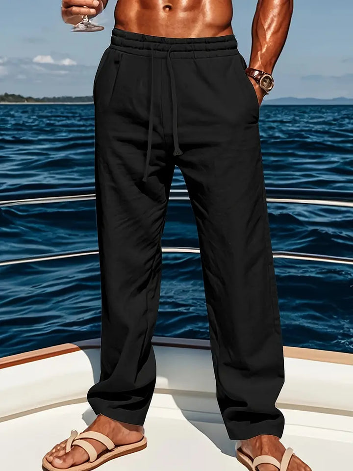 Babaev - Pantaloni Eleganți Din In