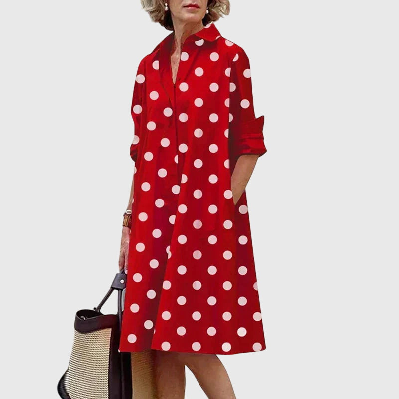 Oshadi - Rochie Mini Elegantă cu Buzunar