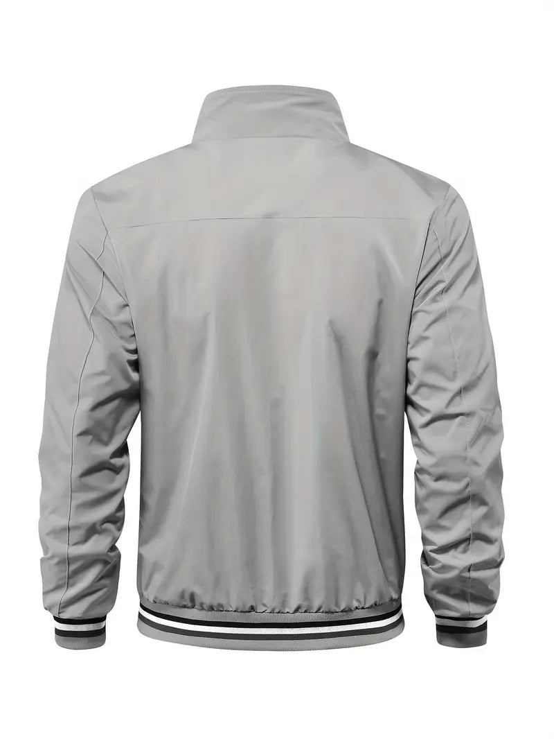 Stanton - Jacheta Cu Guler înalt și Fermoar Stil Cazual