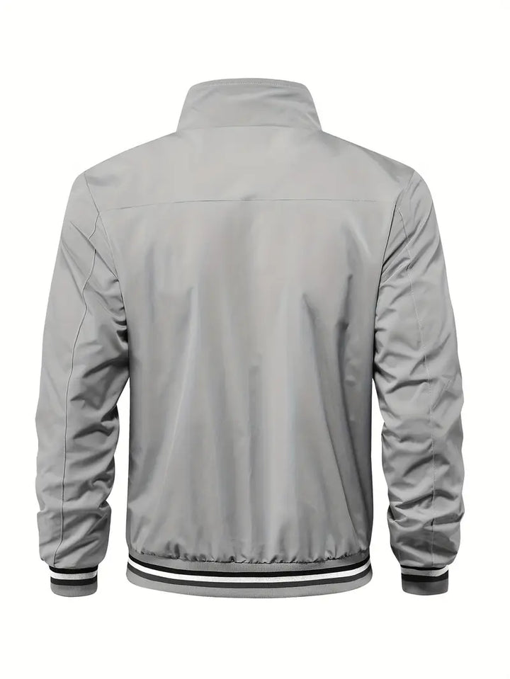 Stanton - Jacheta Cu Guler înalt și Fermoar Stil Cazual