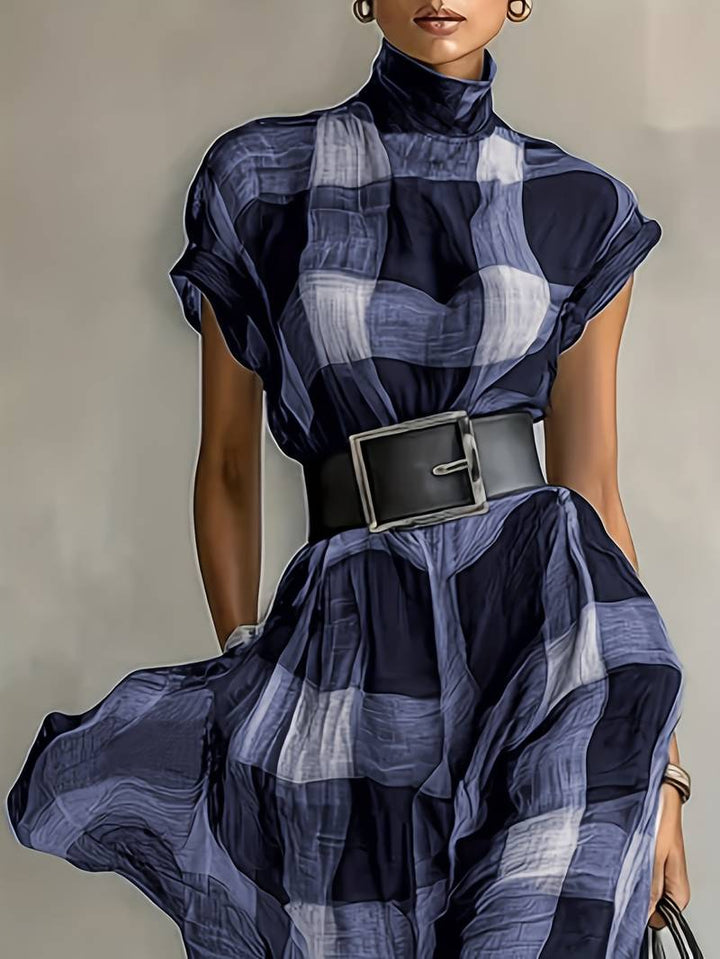 Nethara - Rochie Elegantă de Toamnă cu Curea