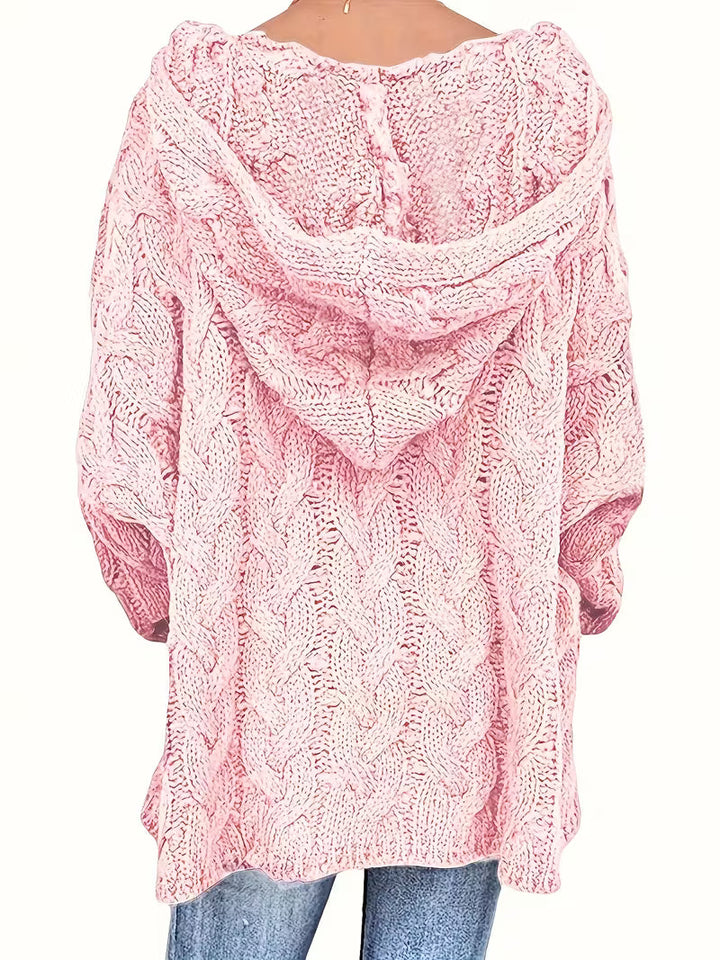 Hailee - Pulover Casuală Cu Mâneci Lungi Din Tricot