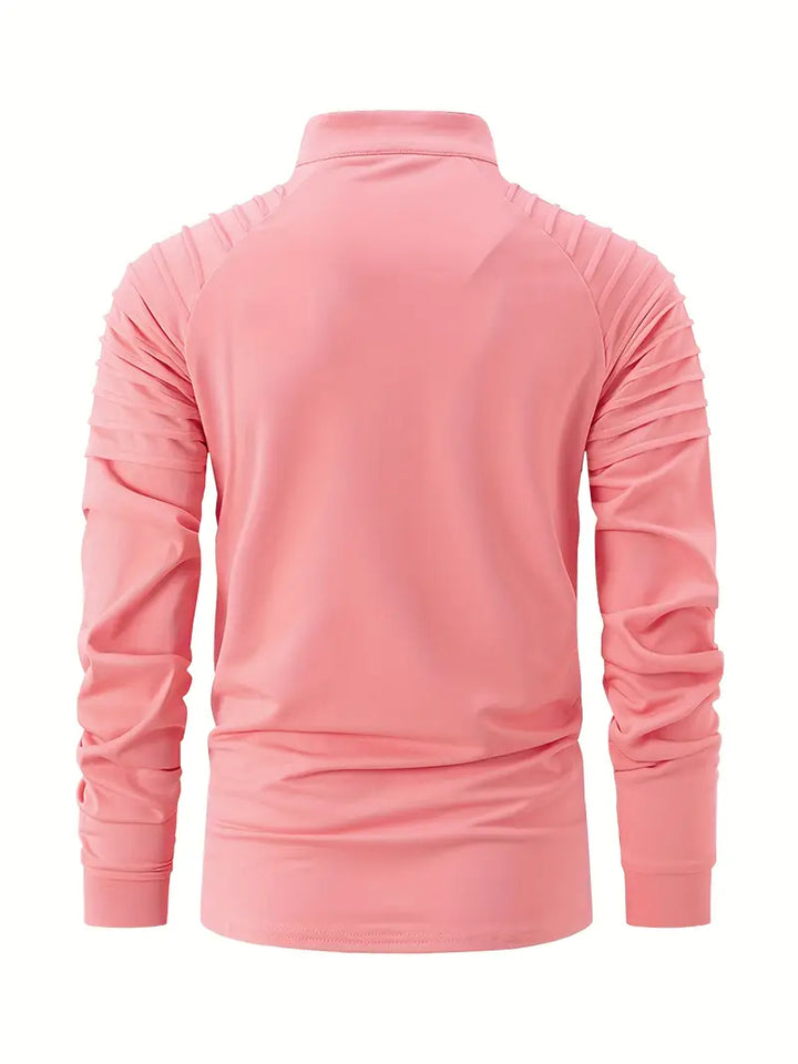 Linwood  - Tricou Polo Cu Mânecă Lungă și Fermoar